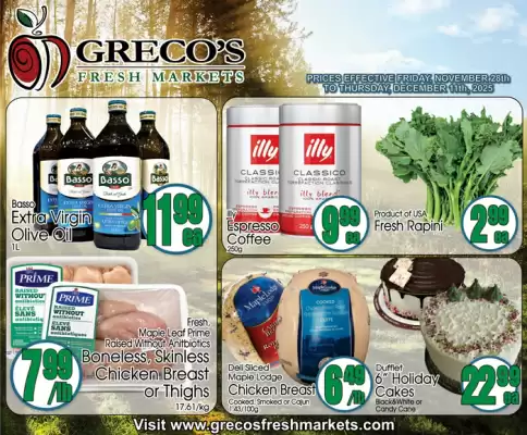 Greco's Fresh Market flyer (valid until 2-12)