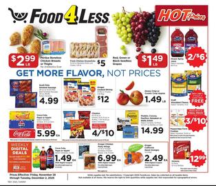 Food 4 Less weekly ad Page 1
