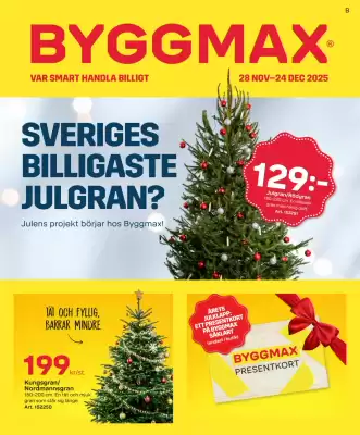 Byggmax reklamblad (giltig till och med 25-12)