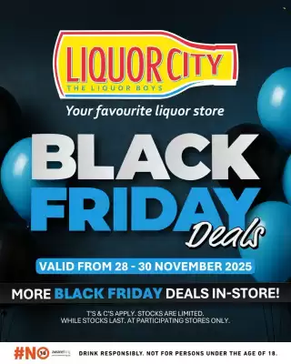 Liquor City catalogue (valid until 30-11)