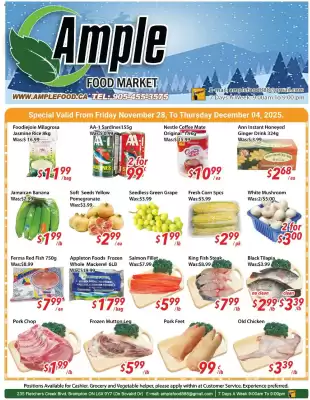 Ample Food Market flyer (valid until 4-12)