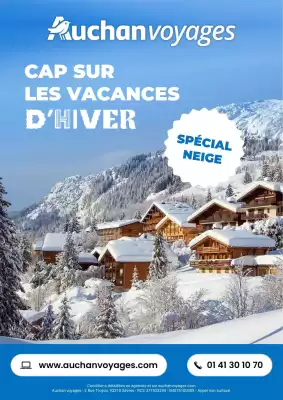 Catalogue Auchan Voyages (valable jusqu'au 31-12)