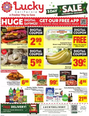 Lucky Supermarkets weekly ad (valid until 2-12)
