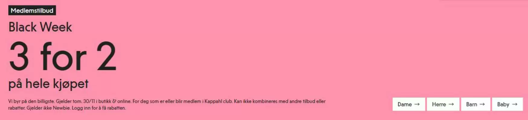 KappAhl kundeavis (gyldig til 30-11)