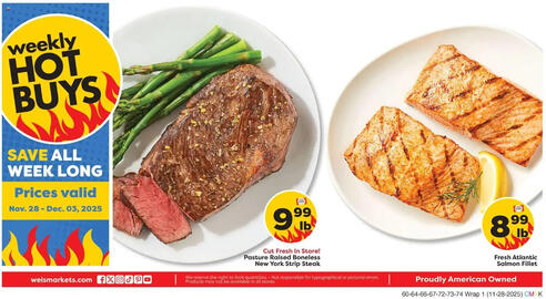 Weis Markets weekly ad week 48 Page 1