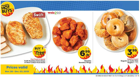 Weis Markets weekly ad week 48 Page 2