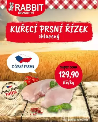 RABBIT řeznictví leták