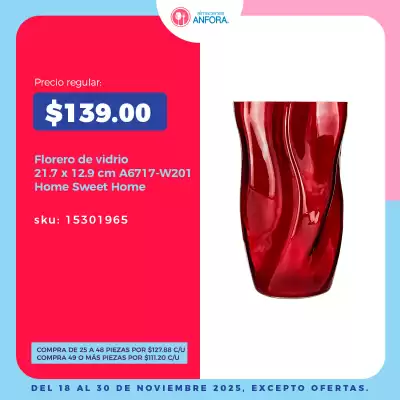 Catálogo Almacenes Anfora (válido hasta 30-11)