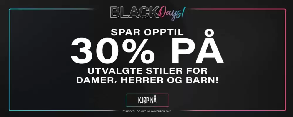 Skechers kundeavis (gyldig til 30-11)