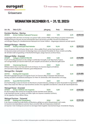 Eurogast Grissemann Flugblatt (gültig bis 31-12)