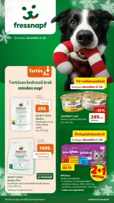 Fressnapf akciós újság (érvényes eddig: 10-12)