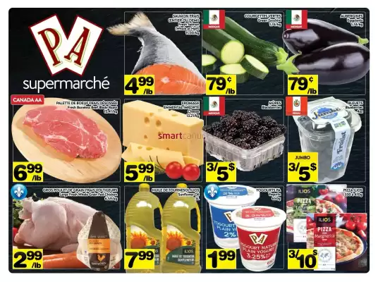 Supermarché PA flyer (valid until 4-12)