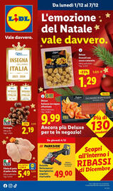 Volantino Lidl settimana 49 Pagina 1