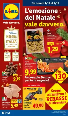 Volantino Lidl (valido fino al 4-12)