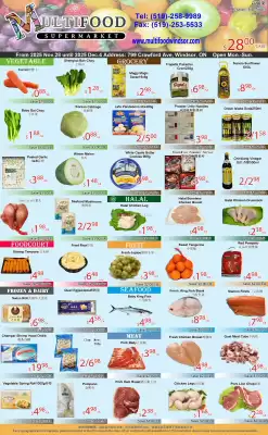 MultiFood Supermarket flyer (valid until 4-12)