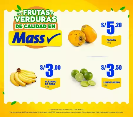 Catálogo Mass (válido hasta 1-12)