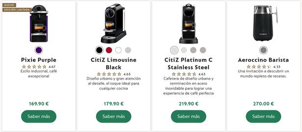 Folleto Nespresso Página 1