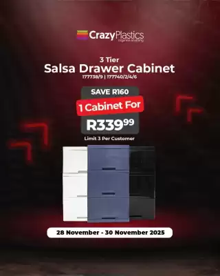 Crazy Plastics catalogue (valid until 30-11)