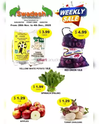 Swadesh Supermarket flyer (valid until 4-12)