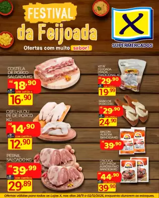 Folheto X Supermercados (válido até 2-12)