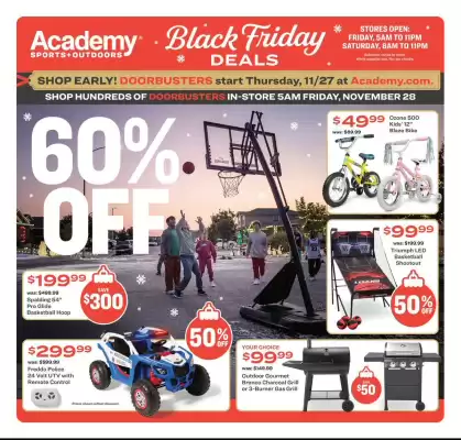 Academy weekly ad (valid until 29-11)