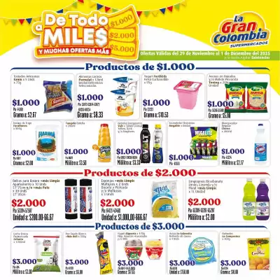Catálogo La Gran Colombia (válido hasta 1-12)