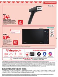 Catalogue Auchan | Sélection hig-tech page 39