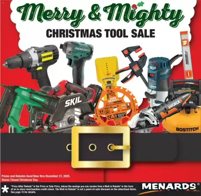 Menards weekly ad (valid until 31-12)