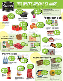 Cousin's Market flyer week 48 Page 1