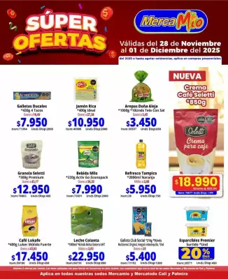 Catálogo Mercamio (válido hasta 1-12)