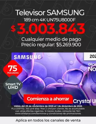 Catálogo Olímpica (válido hasta 1-12)