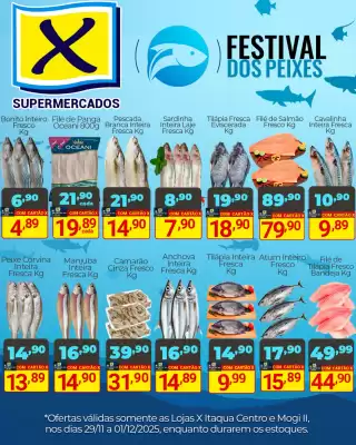Folheto X Supermercados (válido até 1-12)