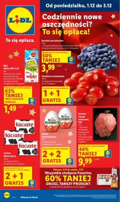 Lidl gazetka (ważność do 3-12)