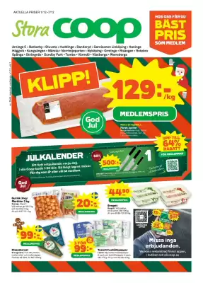Coop reklamblad (giltig till och med 7-12)