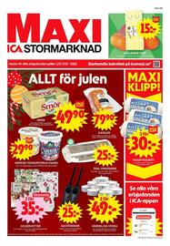 ICA Maxi reklamblad vecka 49 Sida 1