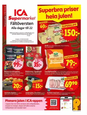 ICA Supermarket reklamblad (giltig till och med 7-12)