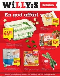 Willys Hemma reklamblad vecka 49 Sida 1