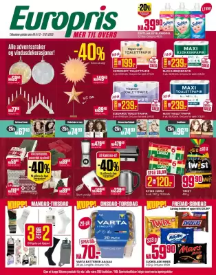 Europris kundeavis (gyldig til 7-12)