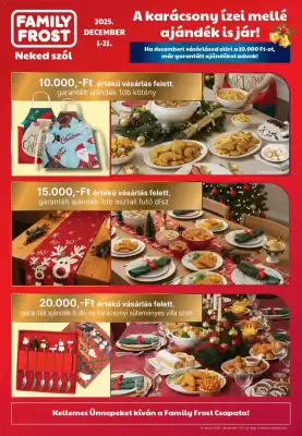 Family Frost akciós újság (érvényes eddig: 21-12)
