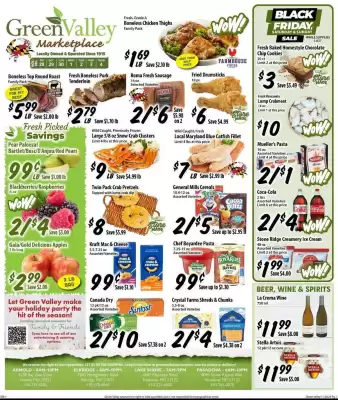 Green Valley Marketplace weekly ad (valid until 4-12)