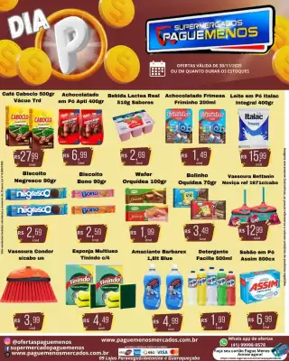 Catálogo Supermercados Pague Menos (válido até 30-11)