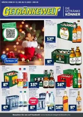 Getränkewelt Prospekt (gültig bis 6-12)