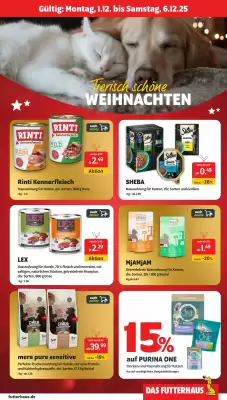 Das Futterhaus Prospekt (gültig bis 6-12)