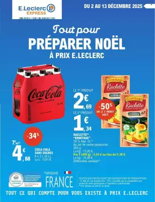 Catalogue E.Leclerc Express (valable jusqu'au 13-12)