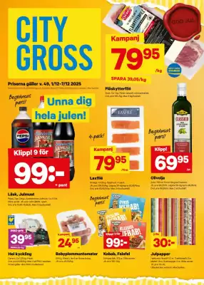 City Gross reklamblad