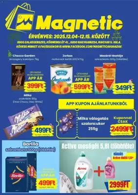 Magnetic akciós újság (érvényes eddig: 15-12)