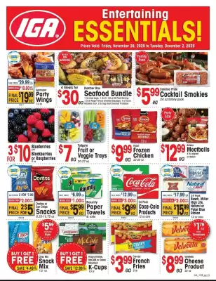 IGA weekly ad (valid until 2-12)