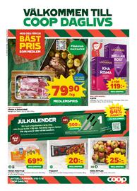 Coop Daglivs reklamblad vecka 49 Sida 1