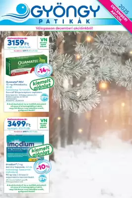 Gyöngy Patikák akciós újság (érvényes eddig: 31-12)