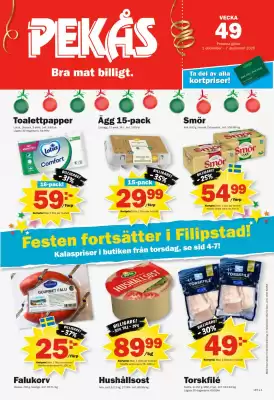 Pekås reklamblad (giltig till och med 8-12)